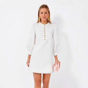 White Jacquard Samantha Mini Dress - Tuckernuck